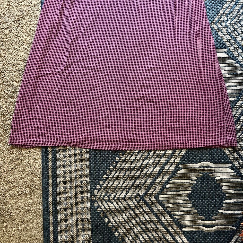 Cottagecore Vintage 90s Bobbie Brooks purple plum gingham whimsygoth dress - Picture 11 of 11